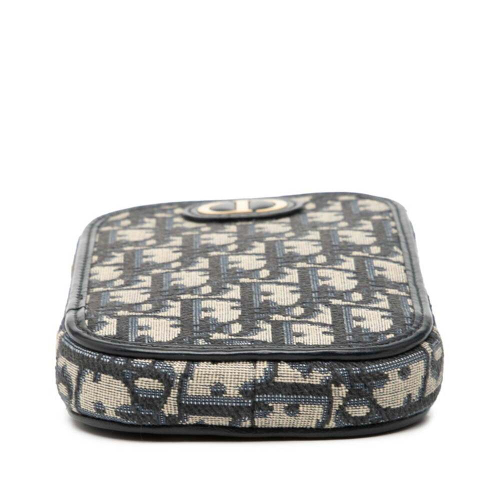 CHRISTIAN DIOR Blue Leather Shoulder Bag - Picture 3 of 6